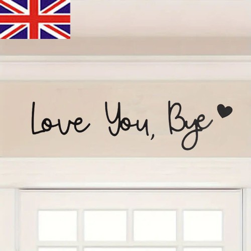 Bye love you wooden - love,
