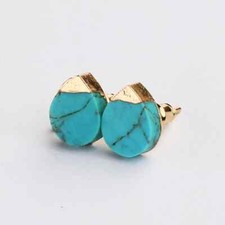 Pair of Natural Turquoise