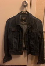 OBR LIMITED Dark Blue Wash Jean Jacket sz M
