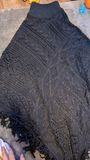 Navy Monsoon Poncho Adult One