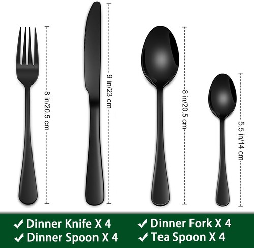 Piece cutlery sets - 16-piece,
