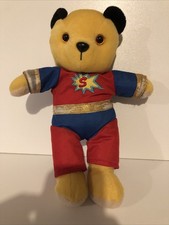 Sooty Superman Plush toy 10”