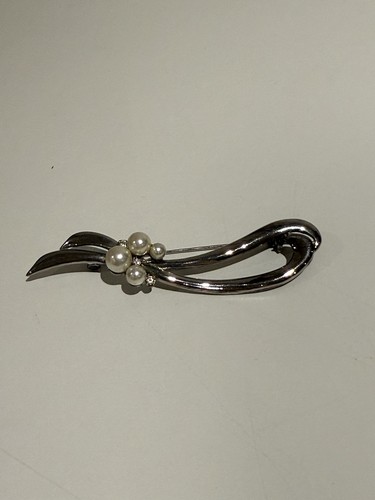 Vintage silver tone metal - tone,
