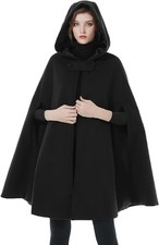 BEAUTELICATE Hooded Cape Cloak