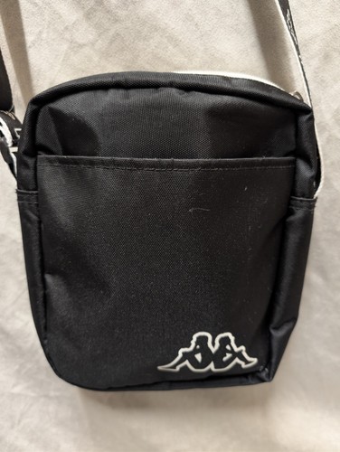 Kappa black crossbody backpack - black,