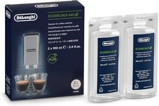 De'Longhi EcoDecalk Mini 100ml Descaler for Coffee Machines - Twin Pack...