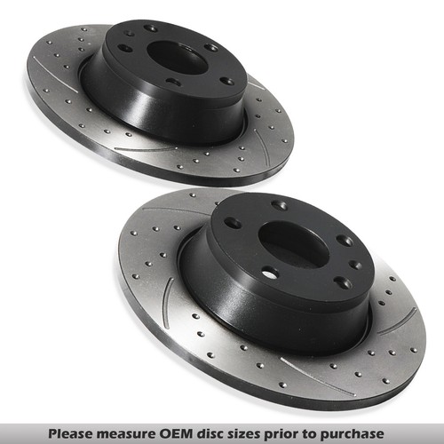 Rear grooved drilled 286mm - grooved,