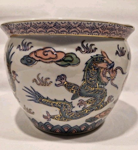 Koi fish bowl - koi, jardiniere