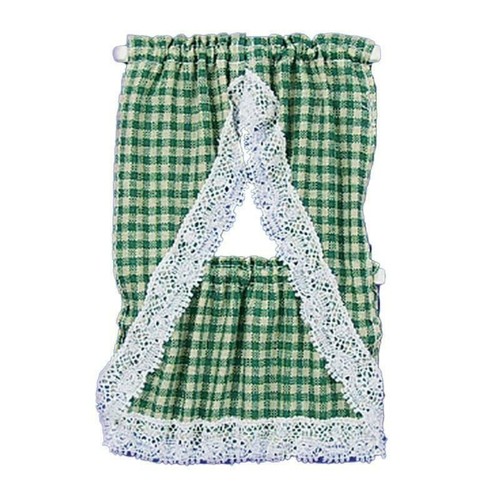 Dolls house green beige - dolls,