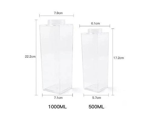 500ml 1000ml clear milk carton - 500ml/1000ml,