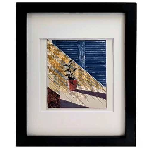 David hockney sun framed - hockney, "sun"