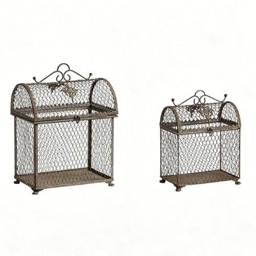 Metal birdcage decor - birdcage,