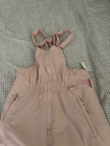 Bib ski suit pink girls - girls, 9