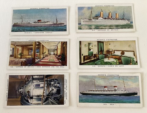 Ogdens 1938 ocean greyhounds - ogdens,