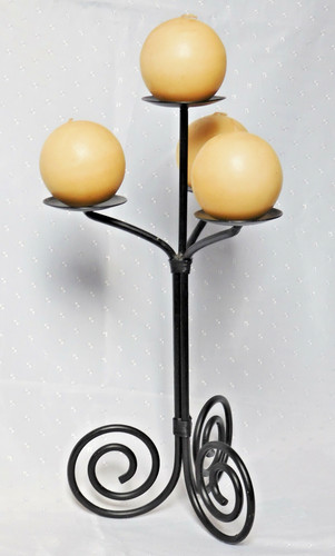 Wrought iron candelabrum
