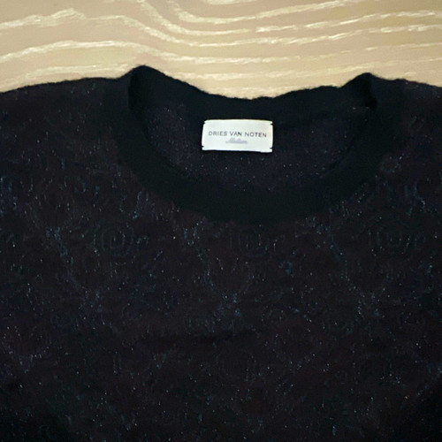 Dries van noten black wool - noten,