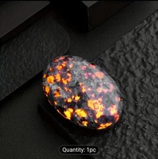 Natural yooperlite palm stone - natural,