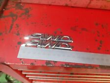 subaru forester SF SG S-Turbo AWD letters badge word x2 2000-2005 impreza legacy