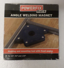Boxed Powerfix Profi Angle Welding Magnet 45 90 & 135 Degrees Good Condition
