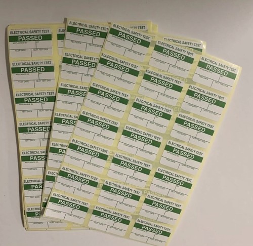 Pat testing labels - x, 500