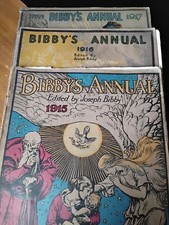 Bibbys annual X3 1915, 16 and 17 collectible book, comics 