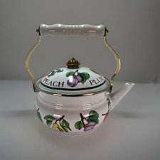 Vintage Enamel Fruit Decorated
