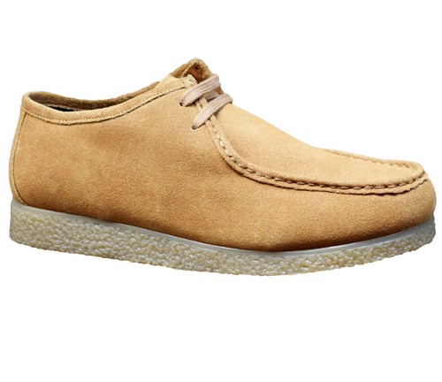 Mens leather suede memory foam - leather,