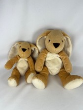 Vintage St Michael M&S Rabbit Soft Toy Plush. Large  & small Version  8385 765