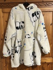 Panda Print Fluffy Snoodie