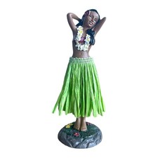 Hawaii Hula Girl 6.3" Multipurpose Ornament for Beach Office Desk Bedroom