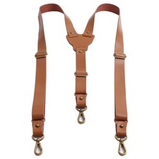Mens Genuine Leather Braces