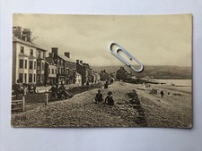 Borth Wales. Animated Beach & Street View, Children. Posted 1906 Francis Friths