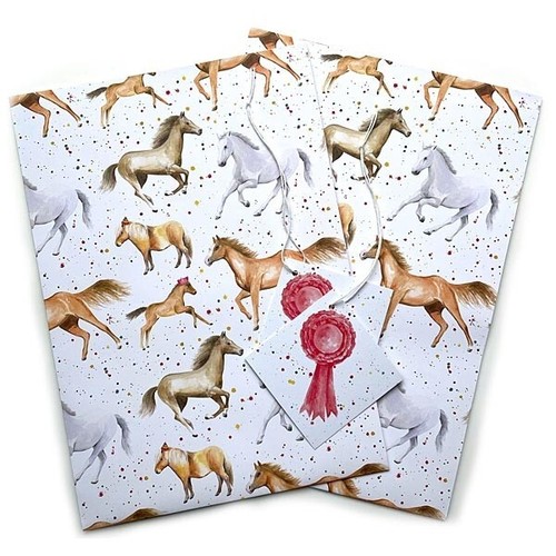 Horse pony wrapping paper - paper, 2