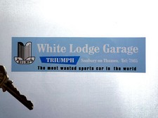 TRIUMPH White Lodge Garage