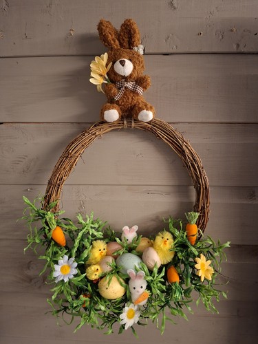 Handmade spring wreath 12 - spring, wreath,