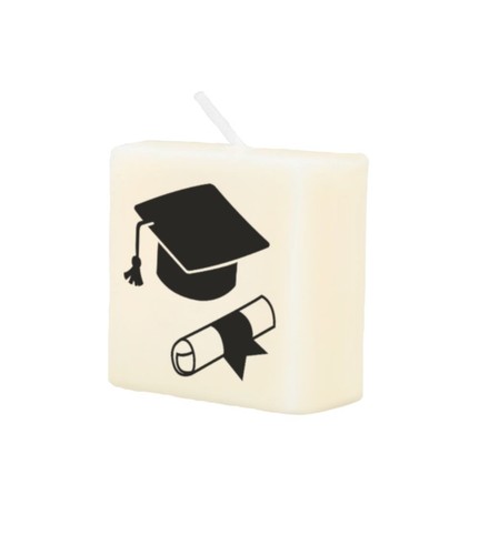 Letter candle graduated - candle,