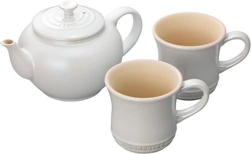 Unused creuset teapot set - creuset,