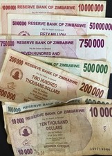 Zimbabwe Banknotes -