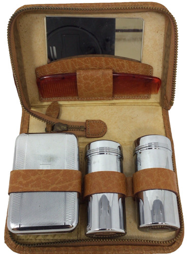 Vintage men travel - men's, shaving