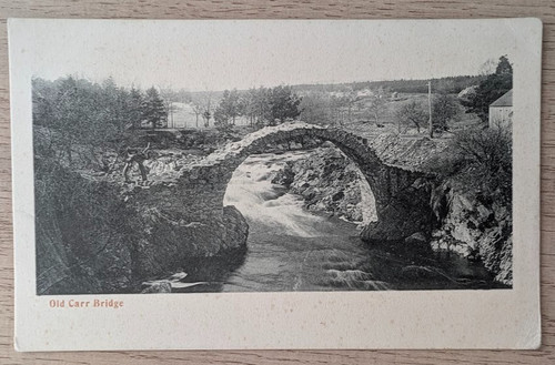 Vintage postcard old carr - vintage, postcard,