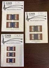 28mm French Napoleonic FLAGS 3 Sealed Packs GMB Designs Infantry Dragoons Chasse