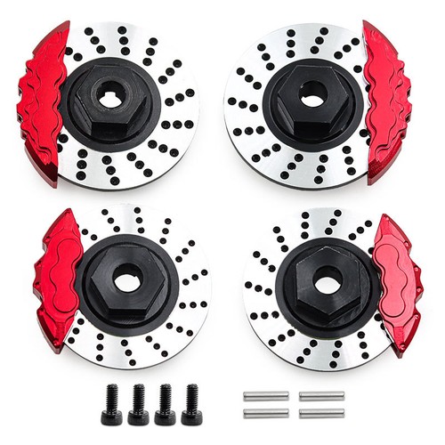 Aluminum brake disc red - brake,