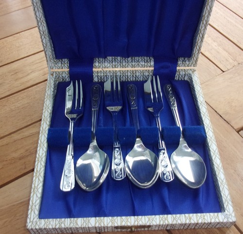 Silver plate embossed - , boxed