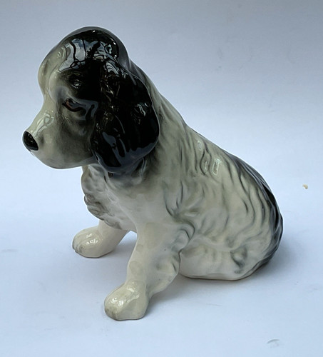 Sylvac cocker spaniel sitting - sylvac,