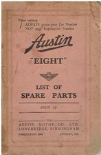 AUSTIN EIGHT SALOON ORIGINAL