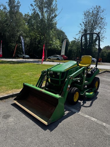 John deere 1026r with - john, front