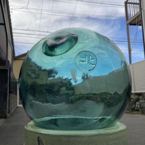 Japanese glass fishing float - japanese,