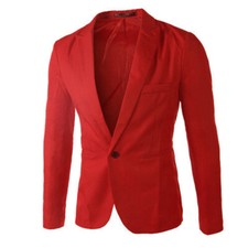 Mens Formal Blazer Suit Coat