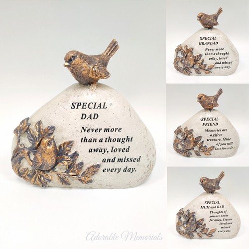 Memorial stone little - memorial, bird