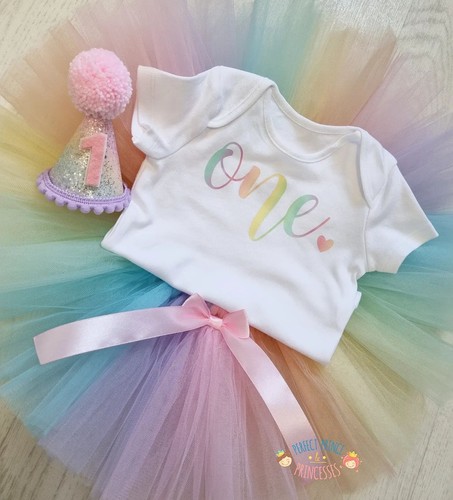 Pastel rainbow baby girls - , tutu